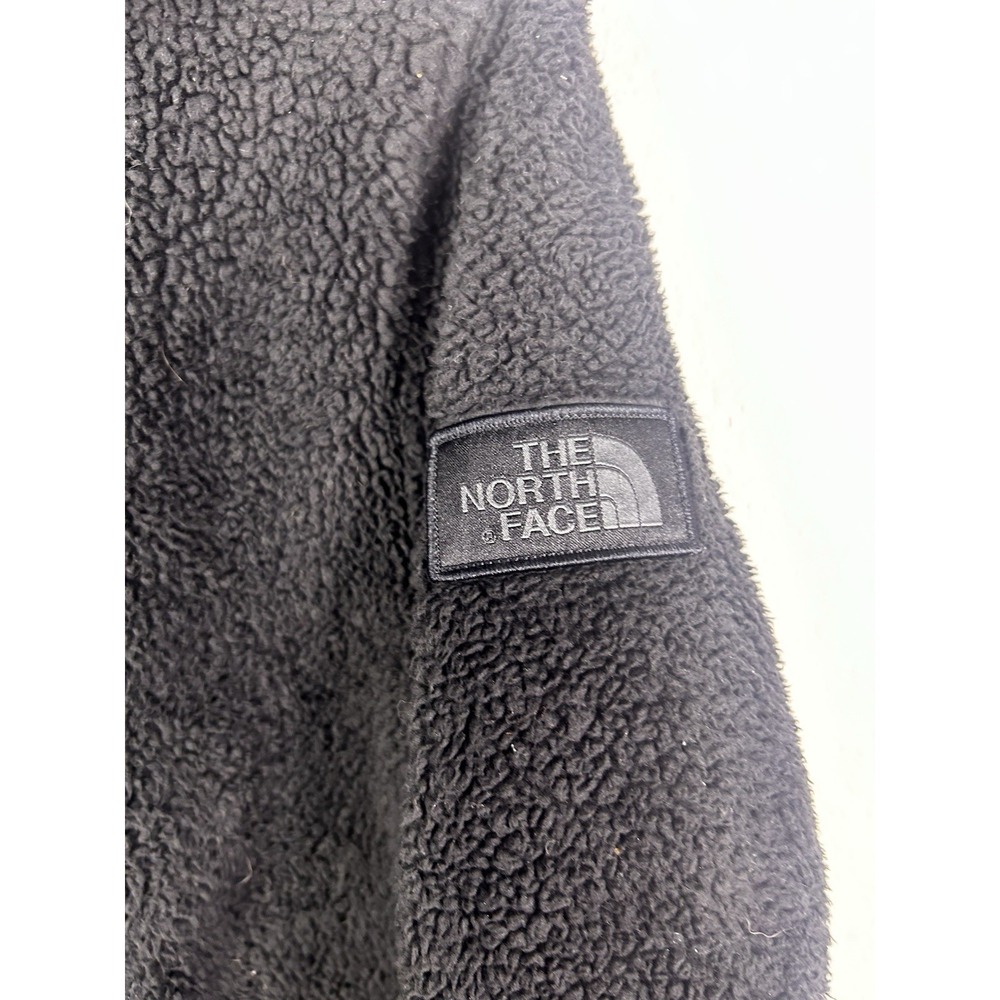 THE NORTH FACE Campshire Sherpa Fleece 1/4 Zip black JACKET COAT sz M - Picture 5 of 6